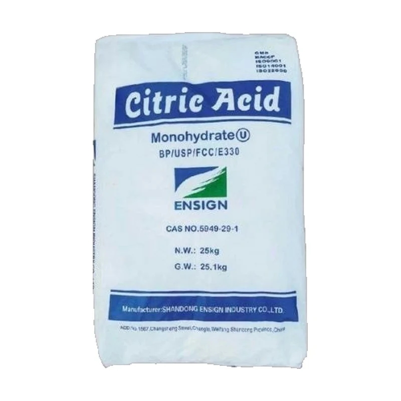 Acid citric monohydrate C6H8O7H2O (Axit chanh) 99%, 25kg/bao