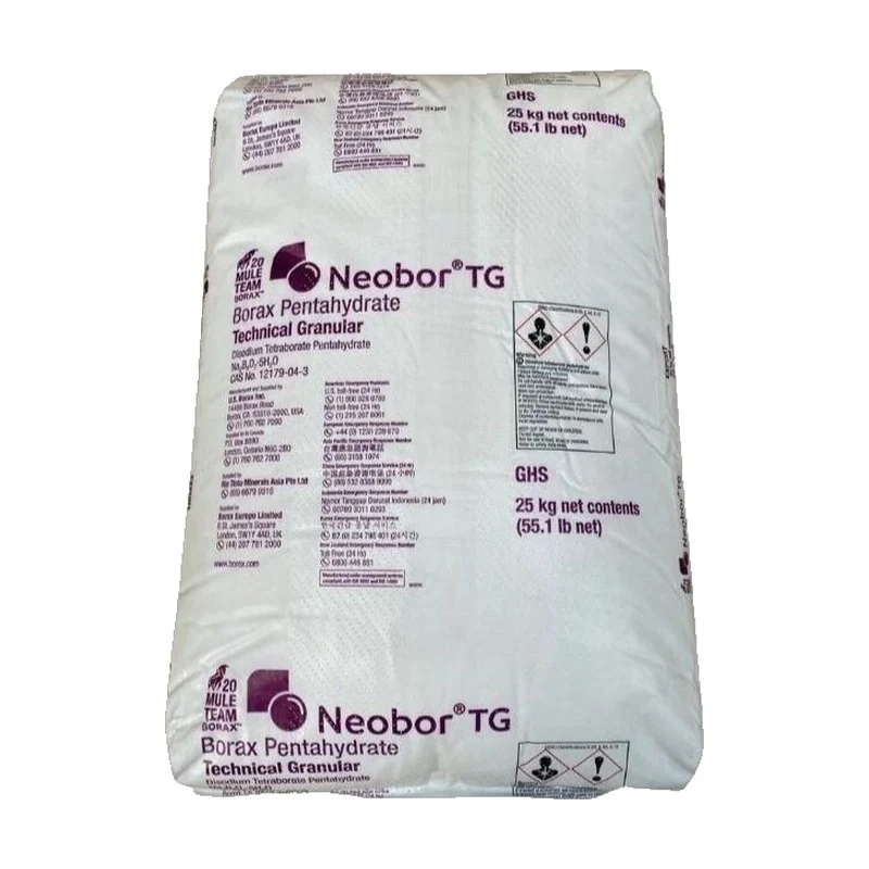 Na2B4O7.5H2O - Borax Pentahydrate (NeoBor), Mỹ, 25 kg/bao