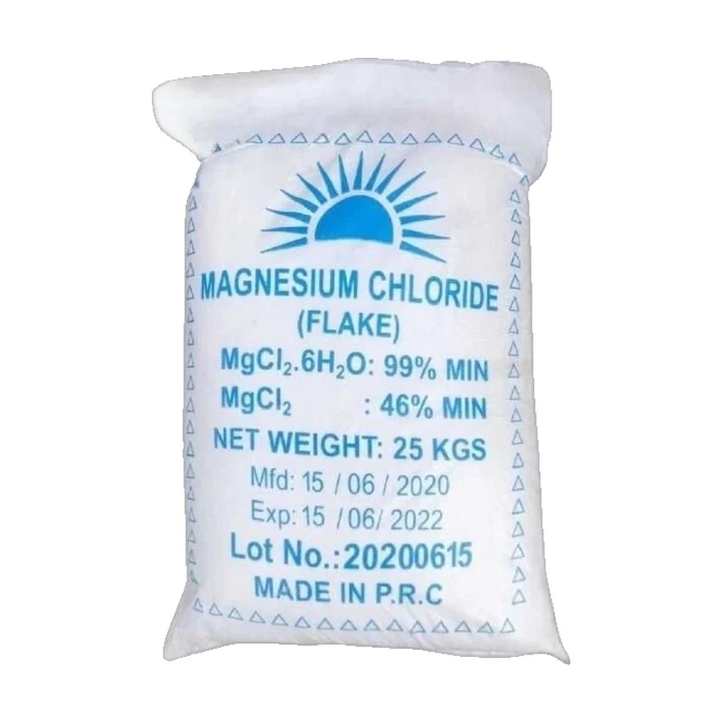 MgCl2 - Magnesium Chloride, Trung Quốc, 25kg/bao