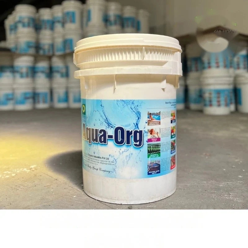 Hóa chất Calcium Hypochlorite 70% Ca(OCl)2 Ấn Độ, 45kg/thùng